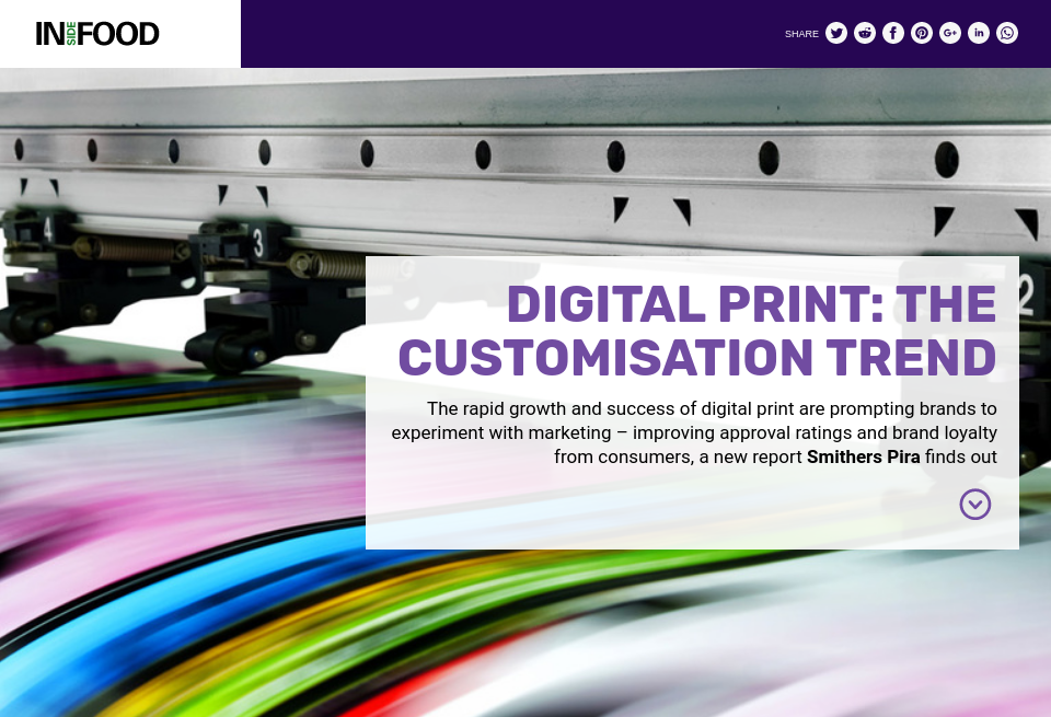 Digital Print: The Customisation Trend - Inside Food | Issue 24 | April ...