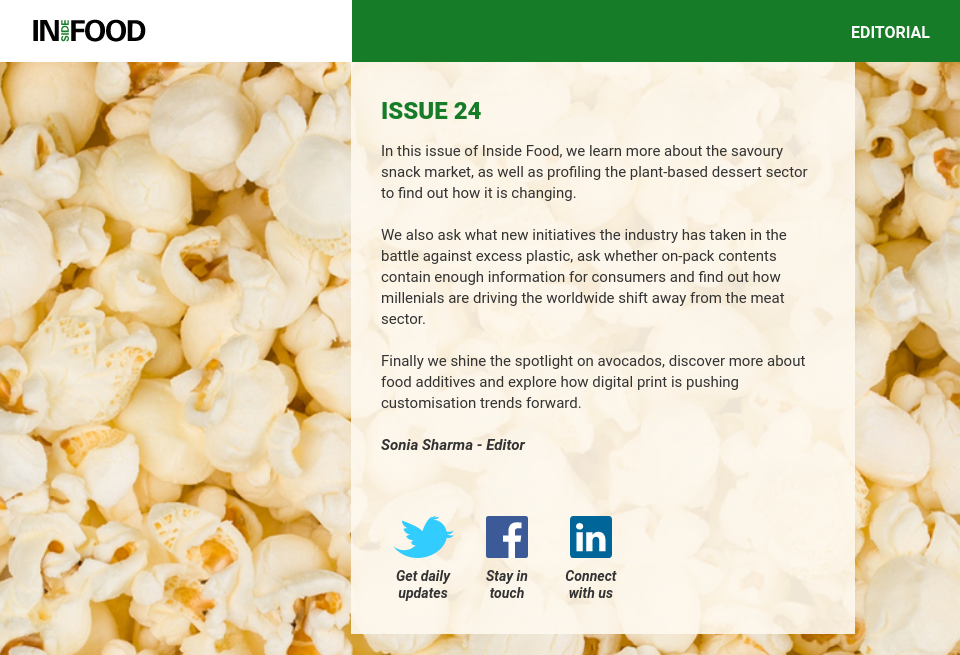 In this issue... - Inside Food | Issue 24 | April 2018