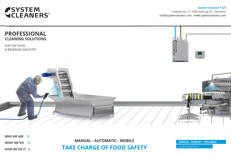 System Cleaners A/S - Inside Food | Issue 27 | October 2018