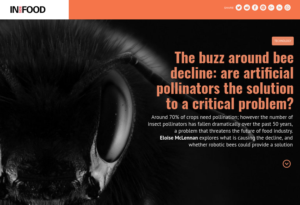The buzz around bee decline: are artificial pollinators the solution ...