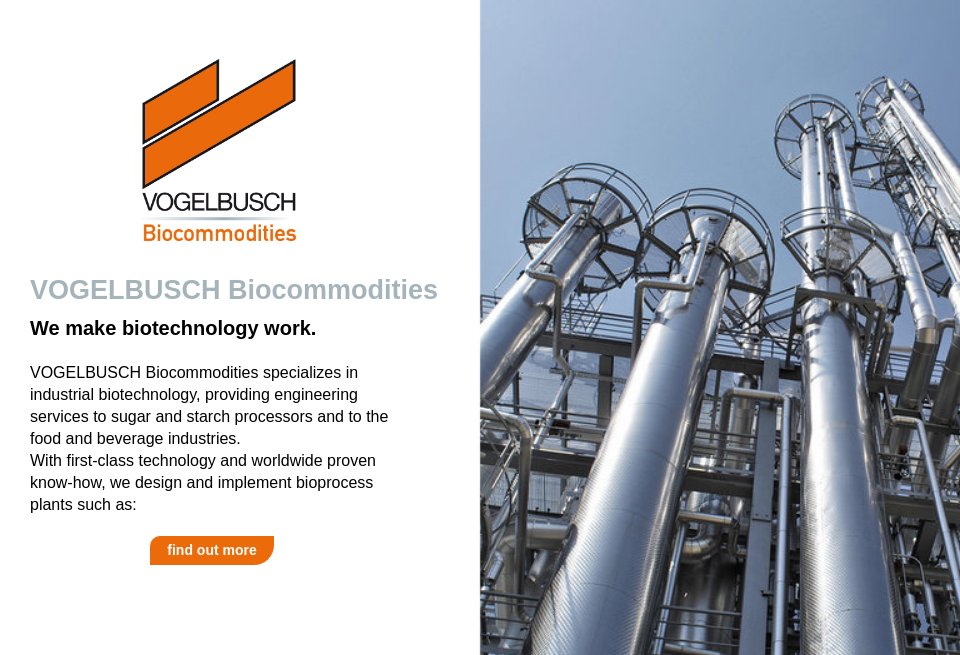 VOGELBUSCH Biocommodities - Inside Food Yearbook 2019