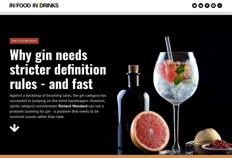 Why gin needs stricter definition rules and fast Inside Food