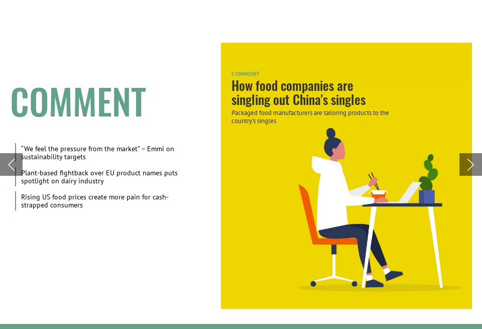 Comment - just-food magazine | Issue 42 | April 2021