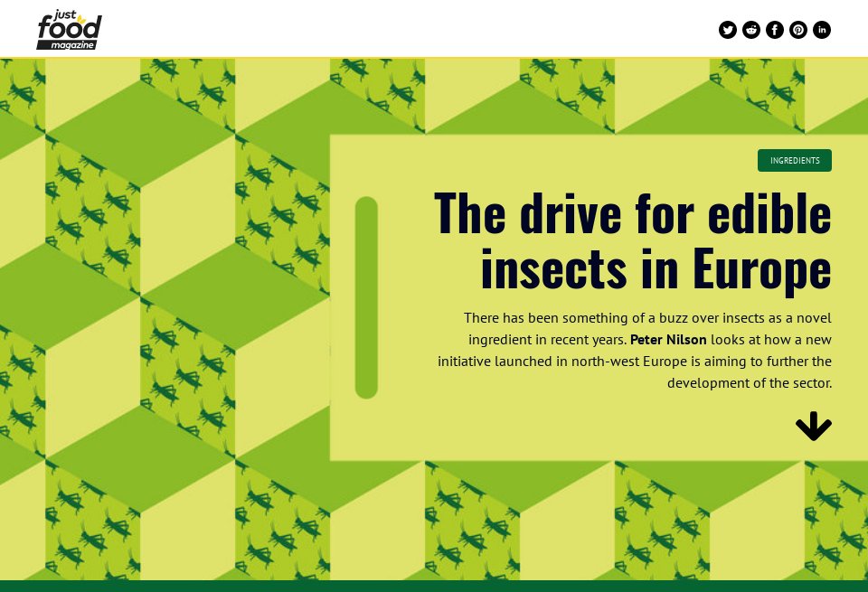 The drive for edible insects in Europe - just-food magazine | Issue 37 ...