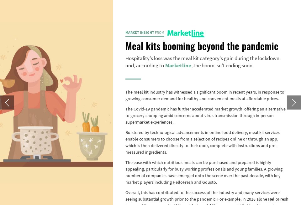 How can meal kit companies maintain their lockdown momentum?